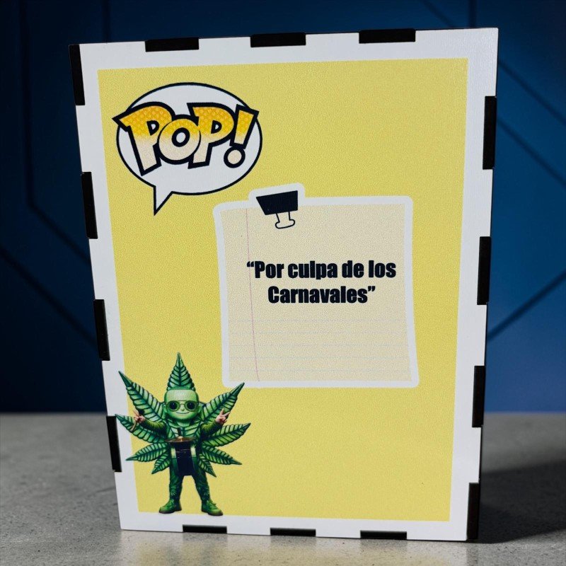 FUNKO DE MADERA PERSONALIZADO CARNAVAL