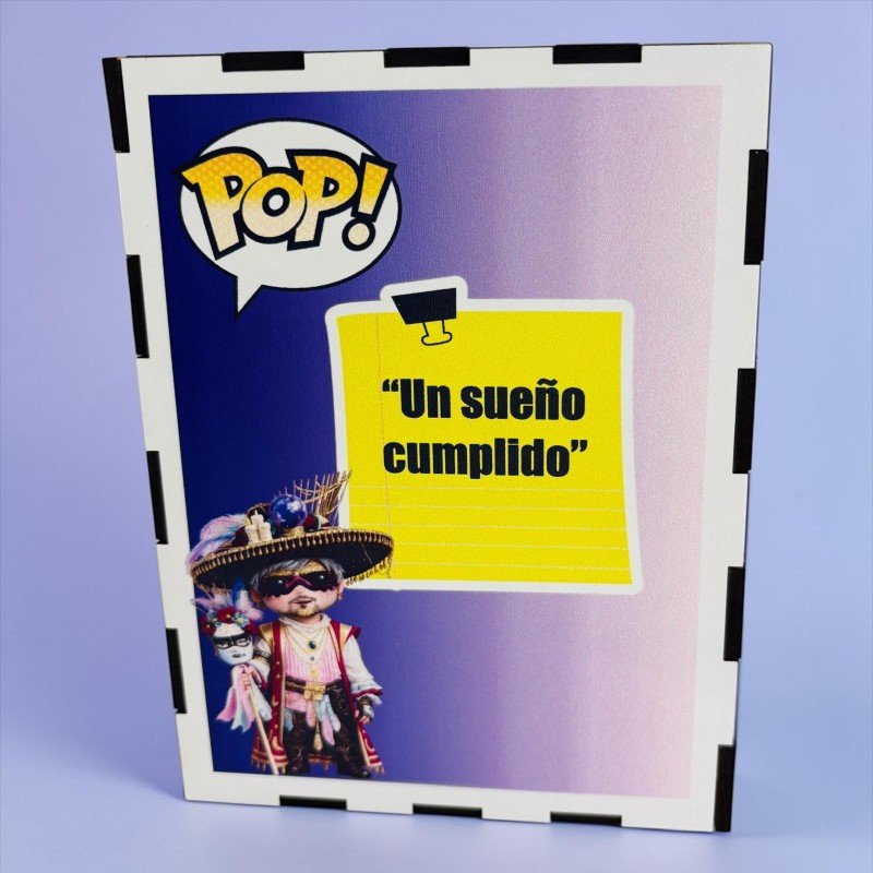 FUNKO DE MADERA PERSONALIZADO CARNAVAL