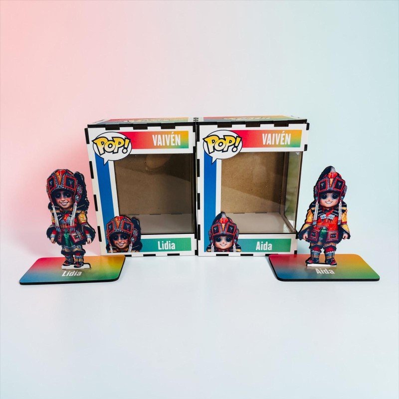 FUNKO DE MADERA PERSONALIZADO CARNAVAL