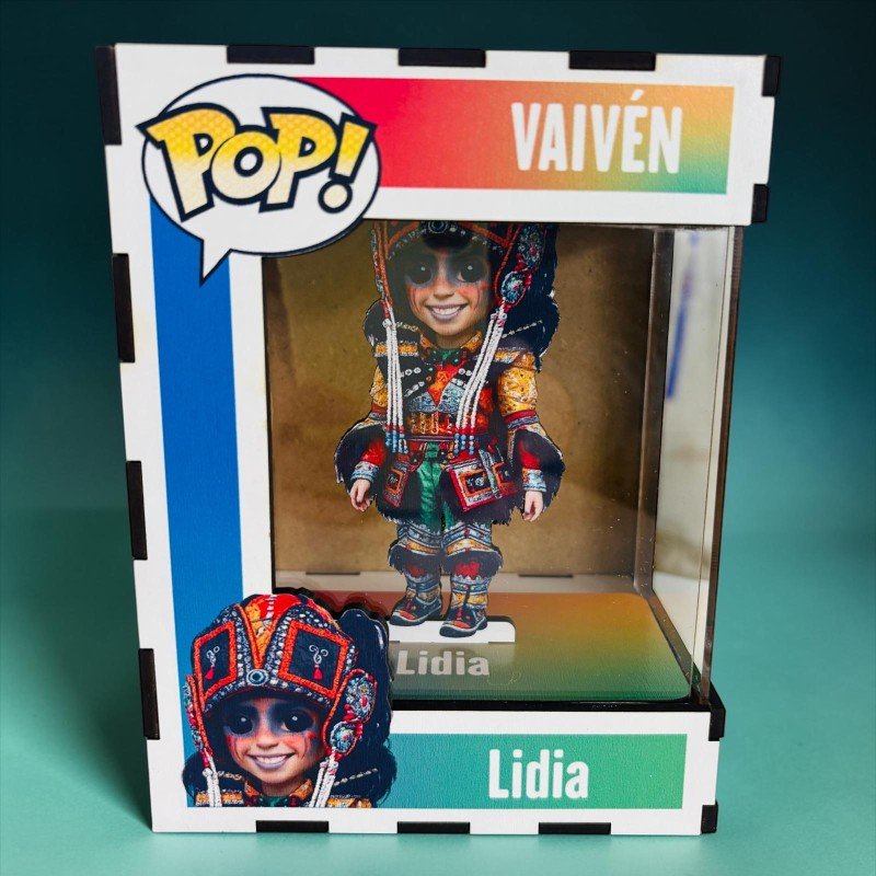 FUNKO DE MADERA PERSONALIZADO CARNAVAL