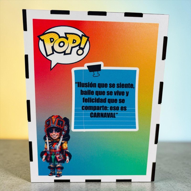 FUNKO DE MADERA PERSONALIZADO CARNAVAL