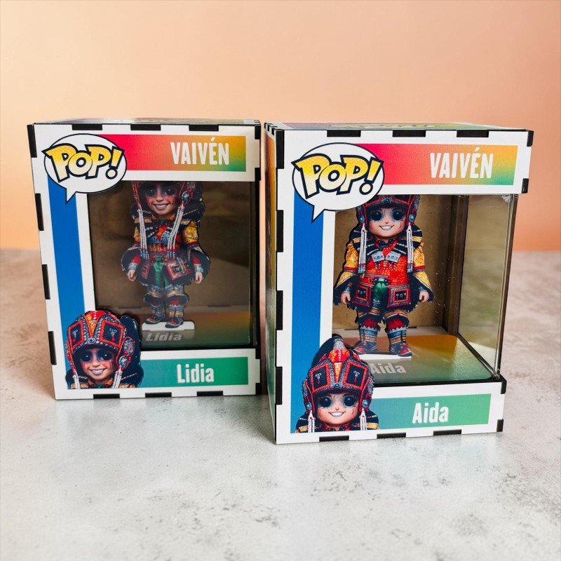 FUNKO DE MADERA PERSONALIZADO CARNAVAL