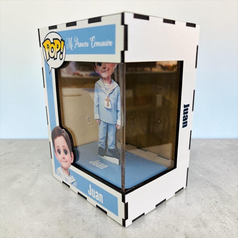 FUNKO DE MADERA PERSONALIZADO COMUNIÓN