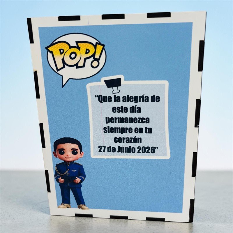 FUNKO DE MADERA PERSONALIZADO COMUNIÓN