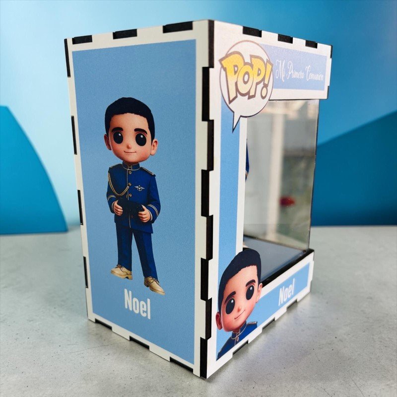 FUNKO DE MADERA PERSONALIZADO COMUNIÓN