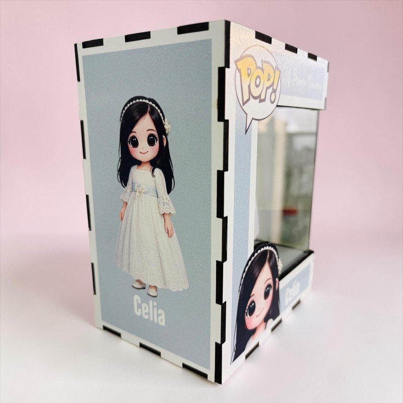 FUNKO DE MADERA PERSONALIZADO COMUNIÓN