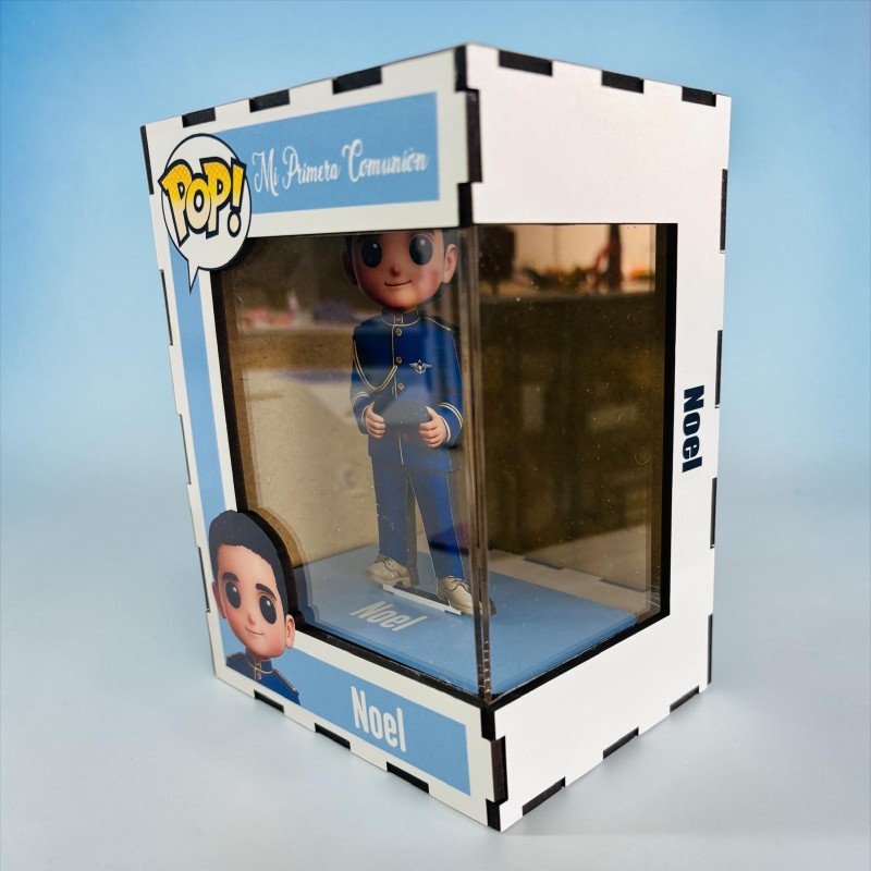 FUNKO DE MADERA PERSONALIZADO COMUNIÓN