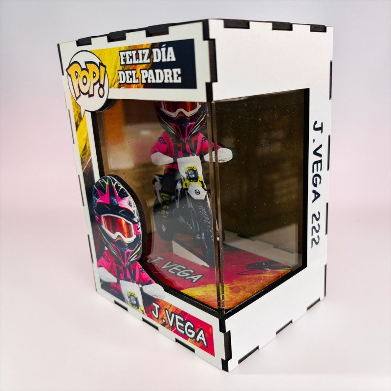 FUNKO DE MADERA MOTOS