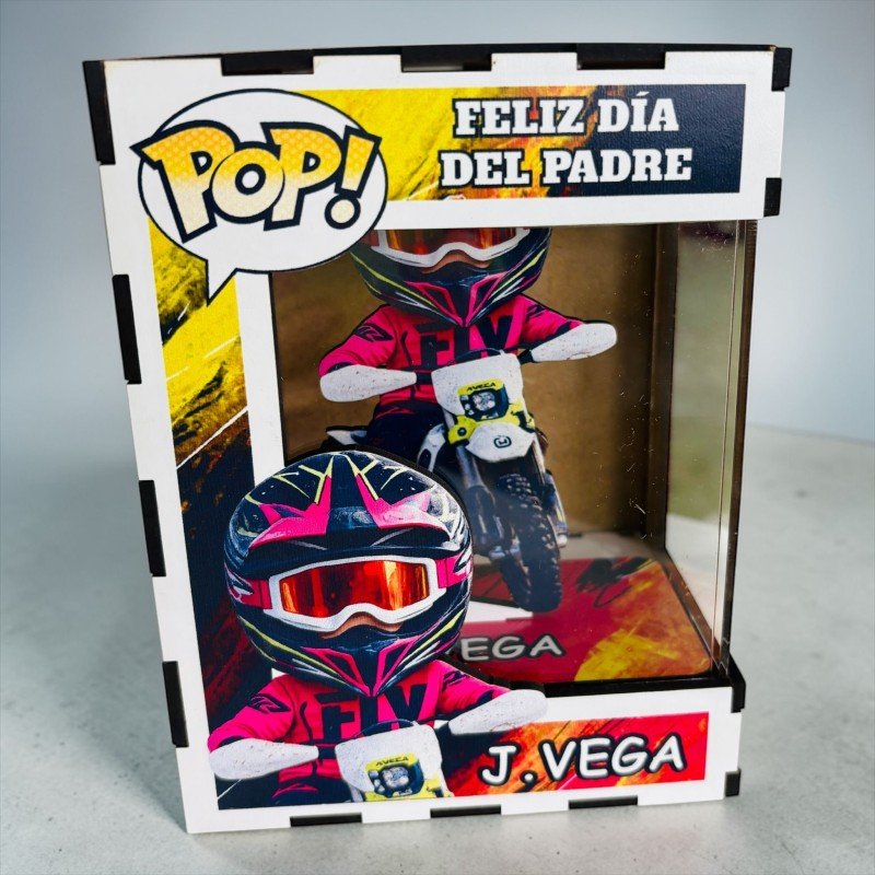 FUNKO DE MADERA MOTOS
