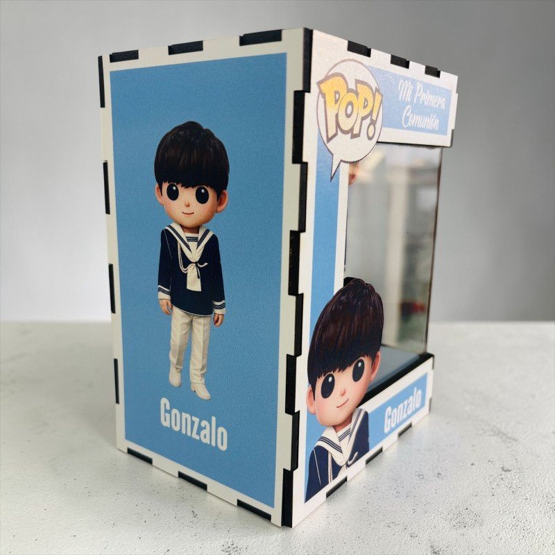 FUNKO DE MADERA PERSONALIZADO COMUNIÓN