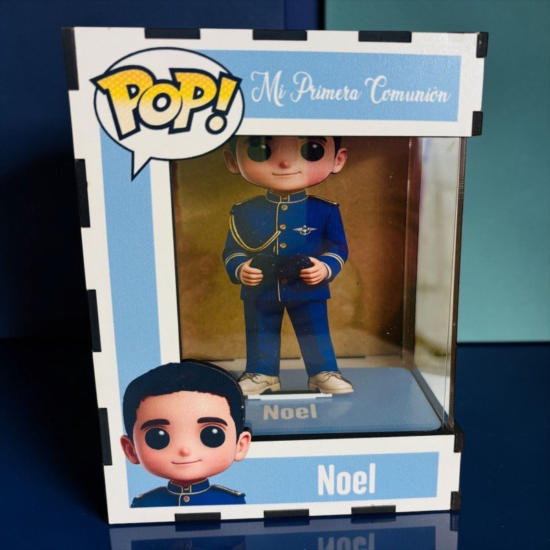 FUNKO DE MADERA PERSONALIZADO COMUNIÓN