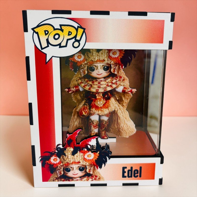 FUNKO DE MADERA PERSONALIZADO CARNAVAL