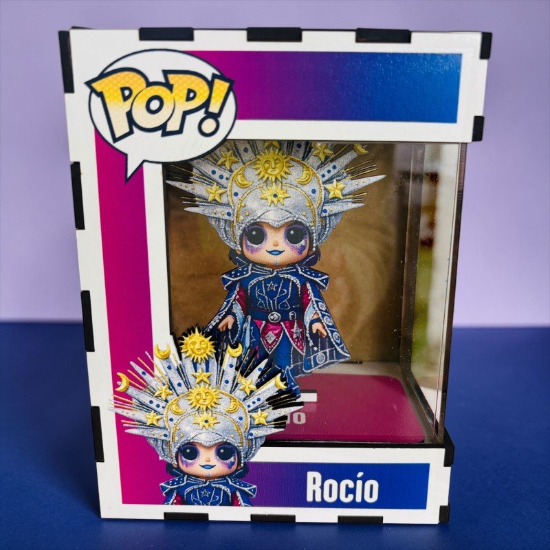 FUNKO DE MADERA PERSONALIZADO CARNAVAL
