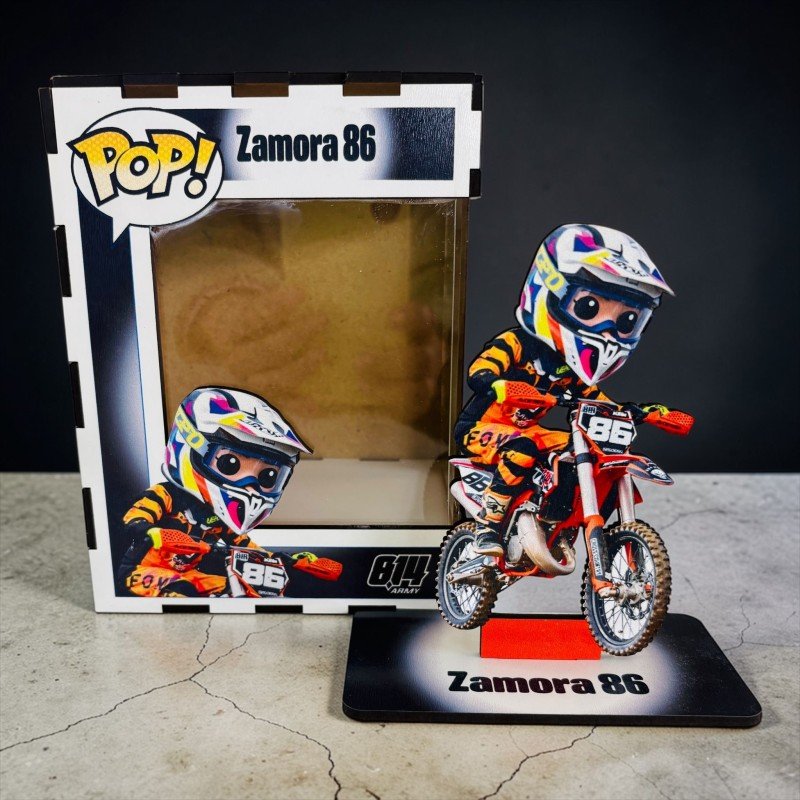 FUNKO DE MADERA MOTOS