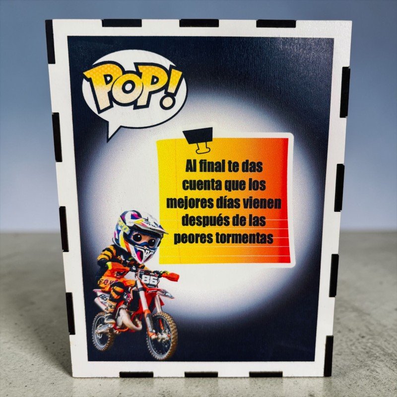 FUNKO DE MADERA MOTOS