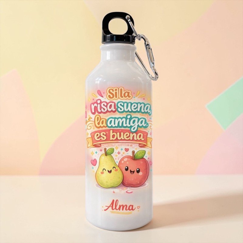 BOTELLA MOSQUETÓN SI LA RISA SUENA