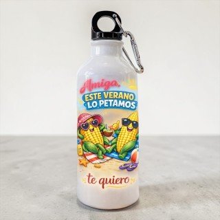 BOTELLA MOSQUETÓN LO PETAMOS