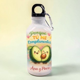 BOTELLA MOSQUETÓN TU ME COMPLEMENTAS