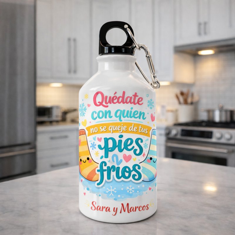 BOTELLA MOSQUETÓN PIES FRÍOS