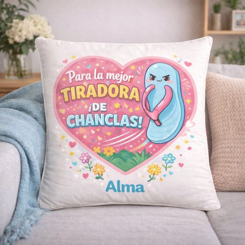 COJÍN TIRADORA DE CHANCLAS