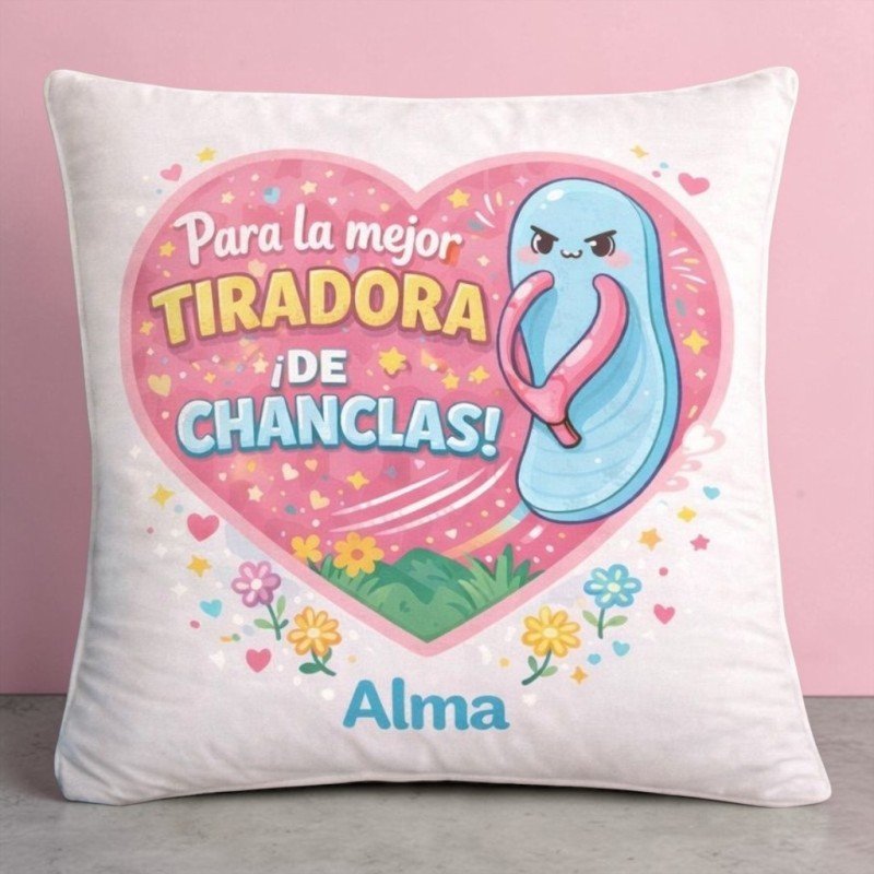 COJÍN TIRADORA DE CHANCLAS
