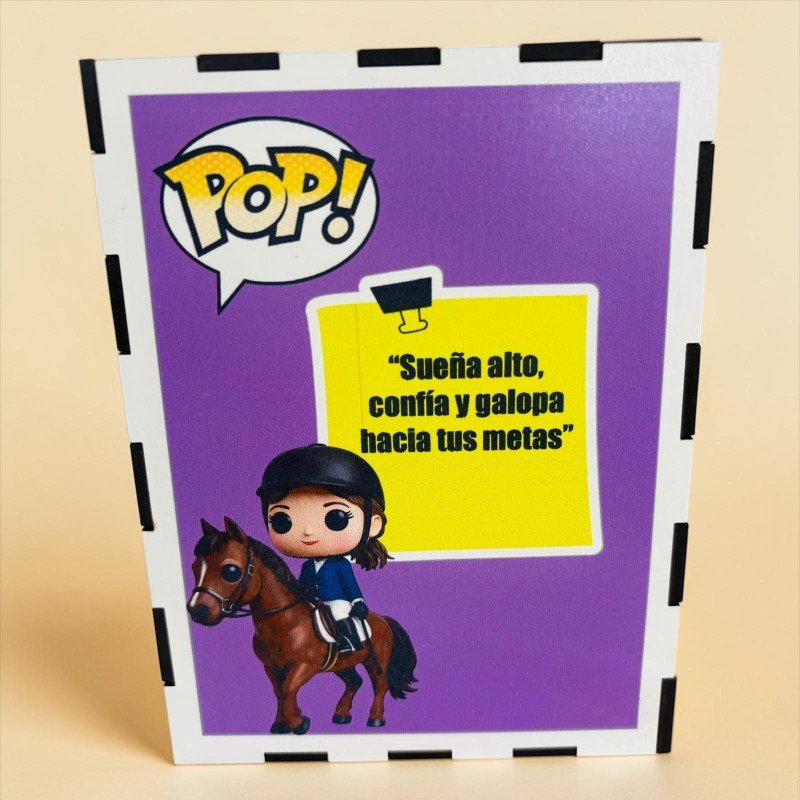 FUNKO DE MADERA HÍPICA