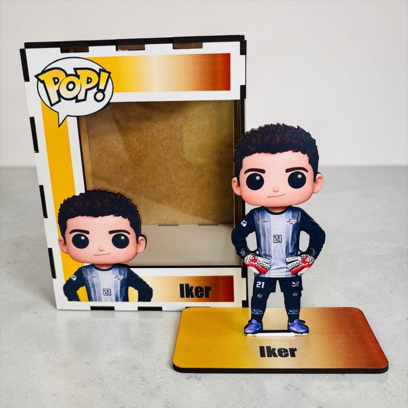 FUNKO DE MADERA FÚTBOL