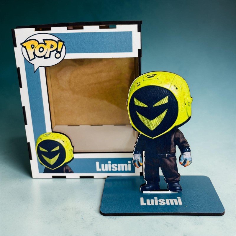 FUNKO DE MADERA PERSONALIZADO CARNAVAL
