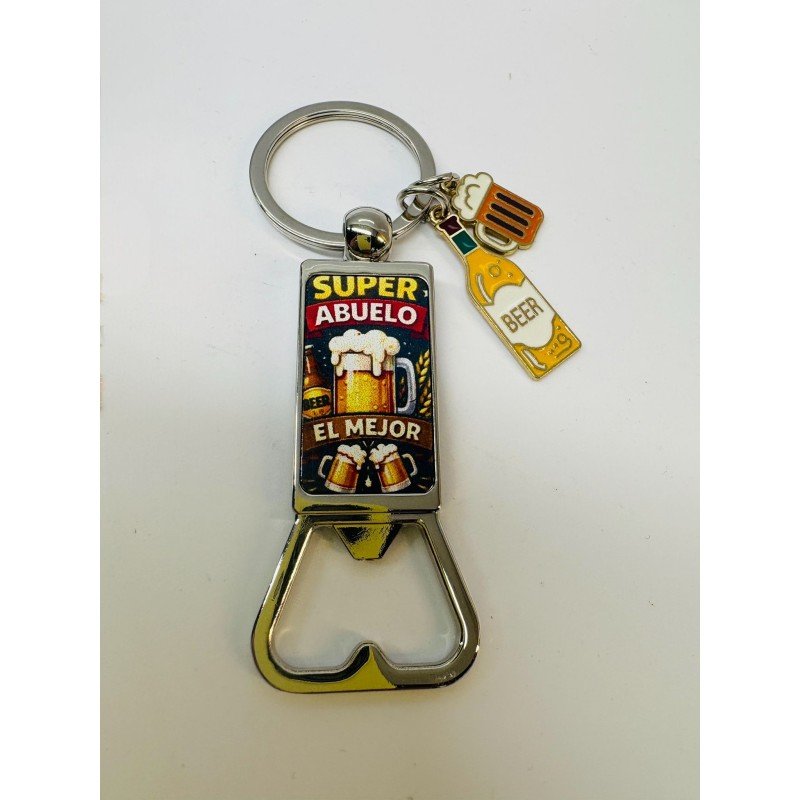 LLAVERO ABRIDOR CERVEZA PAPÁ O ABUELO