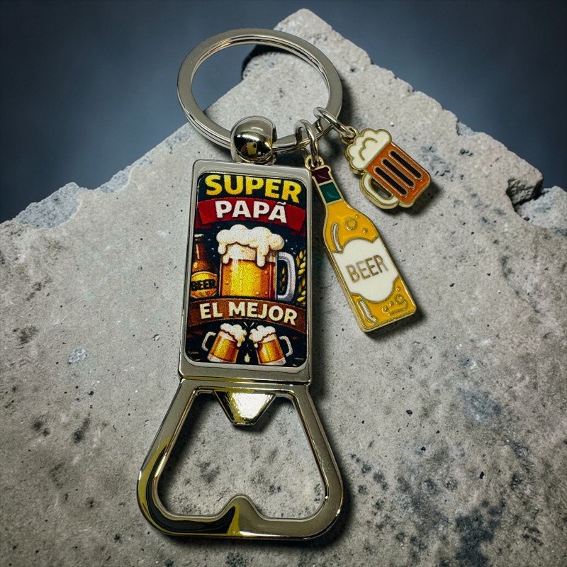 LLAVERO ABRIDOR CERVEZA PAPÁ O ABUELO