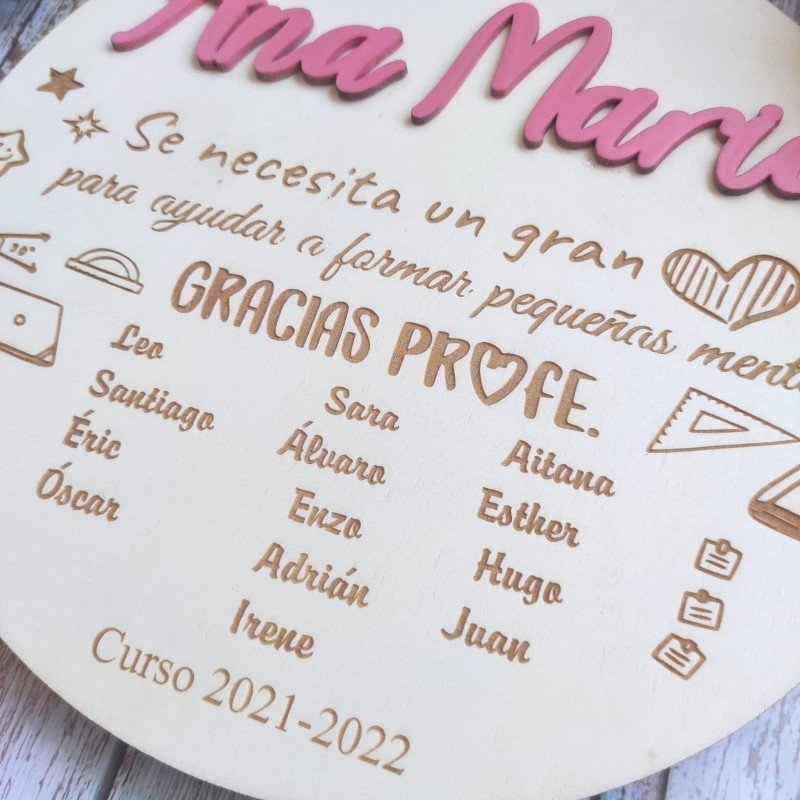 PLACA PROFE