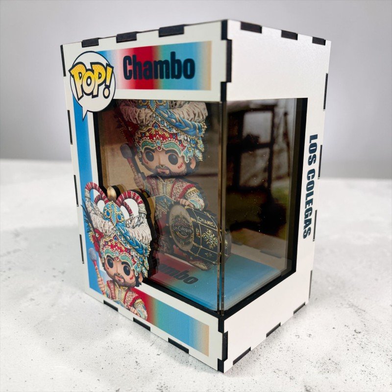 FUNKO DE MADERA PERSONALIZADO CARNAVAL
