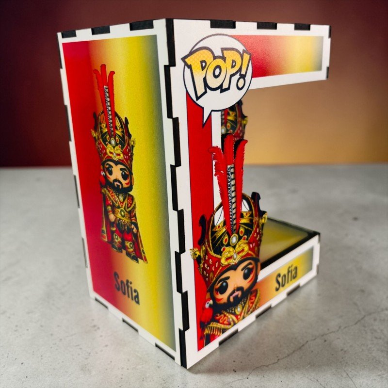 FUNKO DE MADERA PERSONALIZADO CARNAVAL
