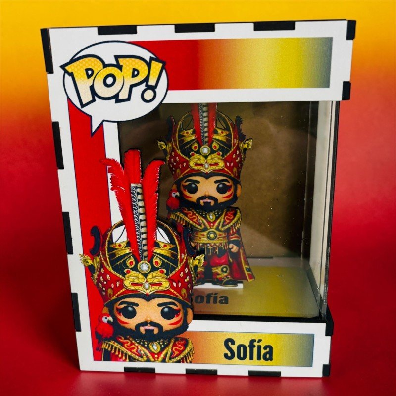 FUNKO DE MADERA PERSONALIZADO CARNAVAL