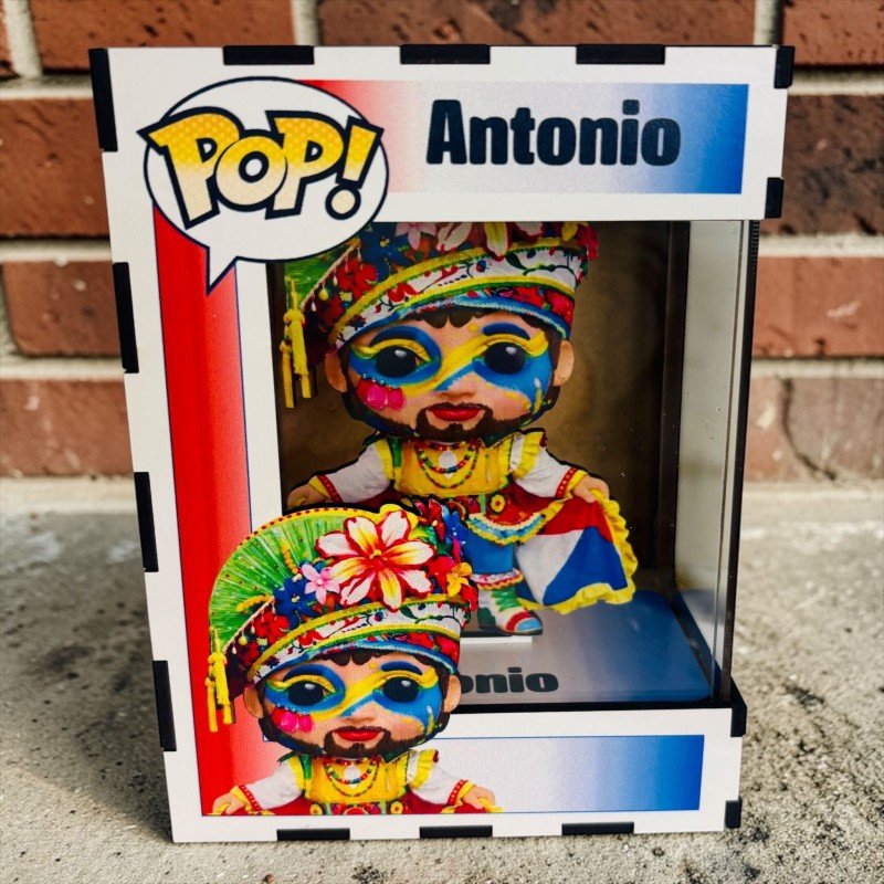 FUNKO DE MADERA PERSONALIZADO CARNAVAL