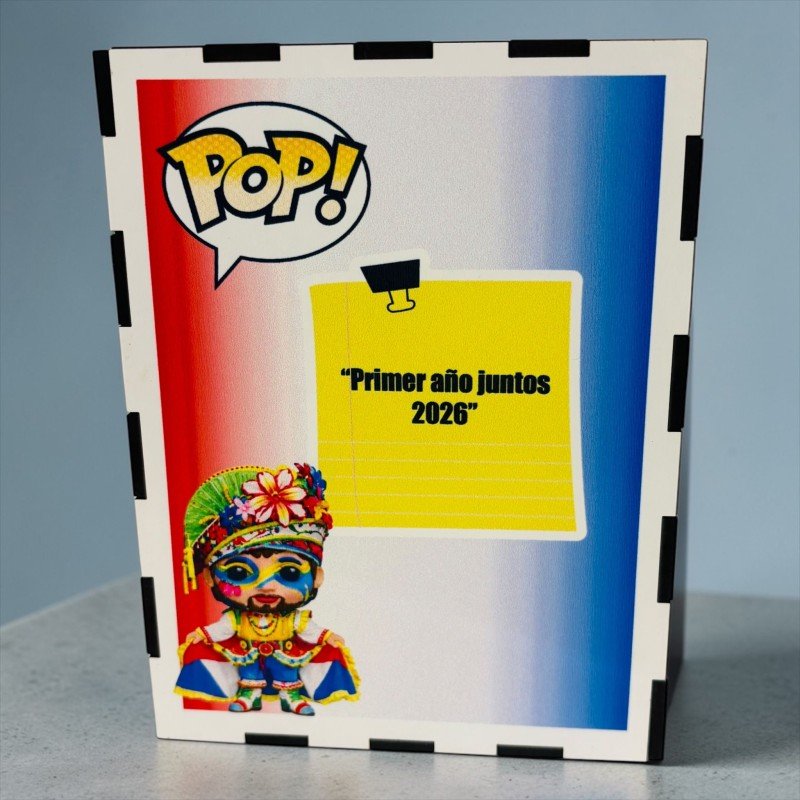 FUNKO DE MADERA PERSONALIZADO CARNAVAL