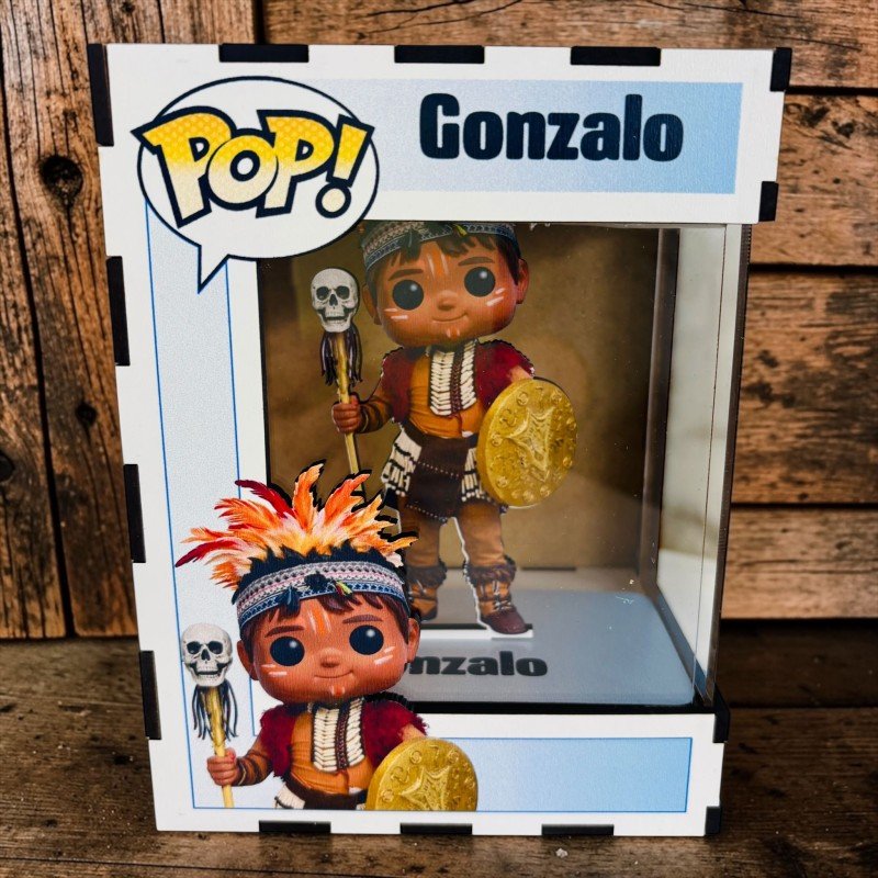 FUNKO DE MADERA PERSONALIZADO CARNAVAL