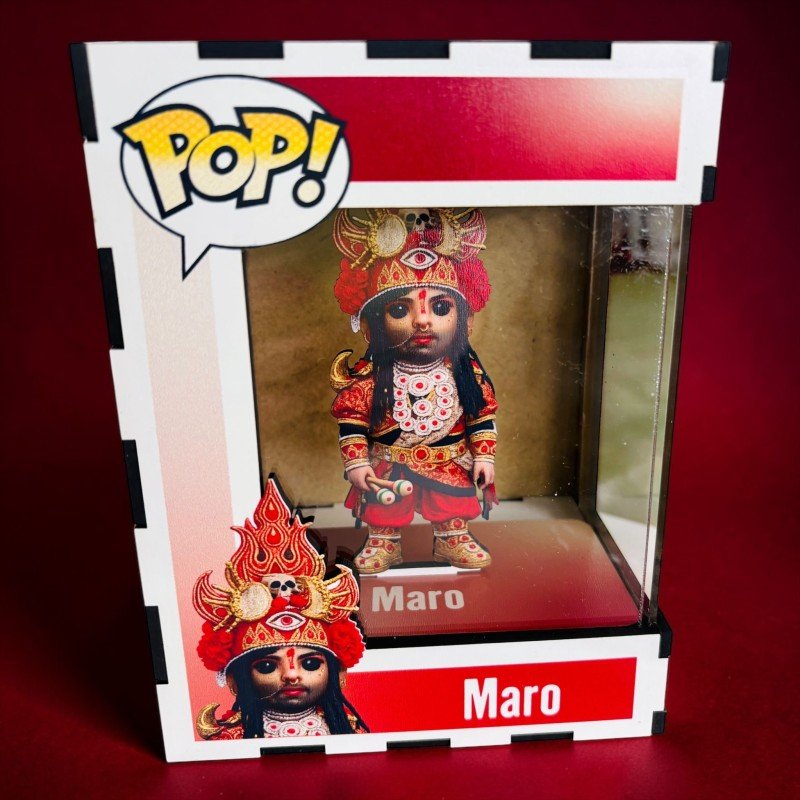 FUNKO DE MADERA PERSONALIZADO CARNAVAL