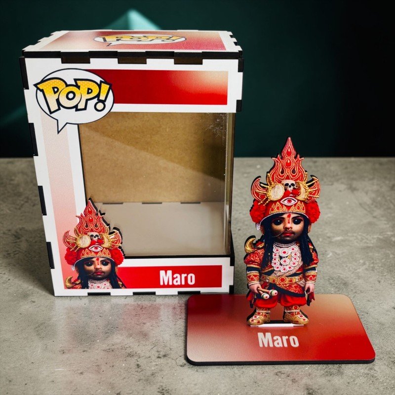 FUNKO DE MADERA PERSONALIZADO CARNAVAL
