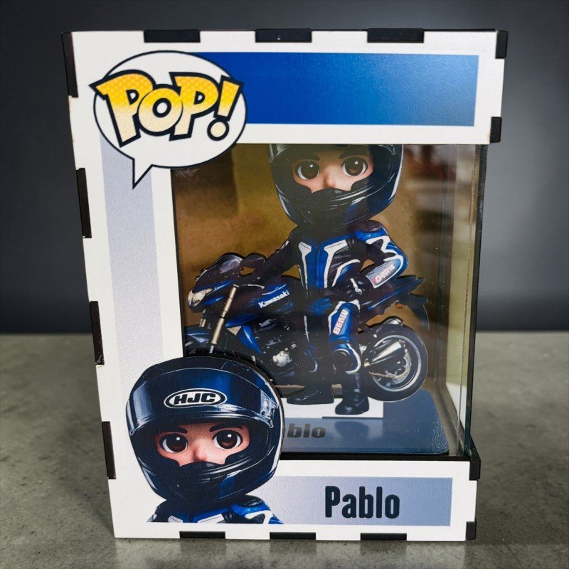FUNKO DE MADERA MOTOS