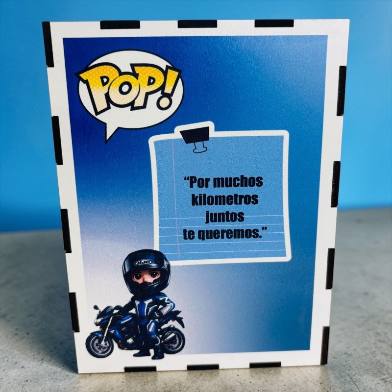 FUNKO DE MADERA MOTOS