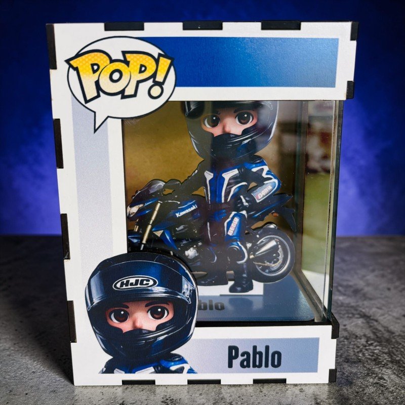 FUNKO DE MADERA MOTOS