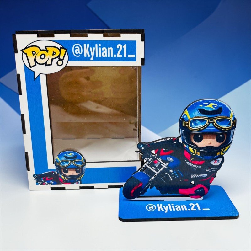 FUNKO DE MADERA MOTOS