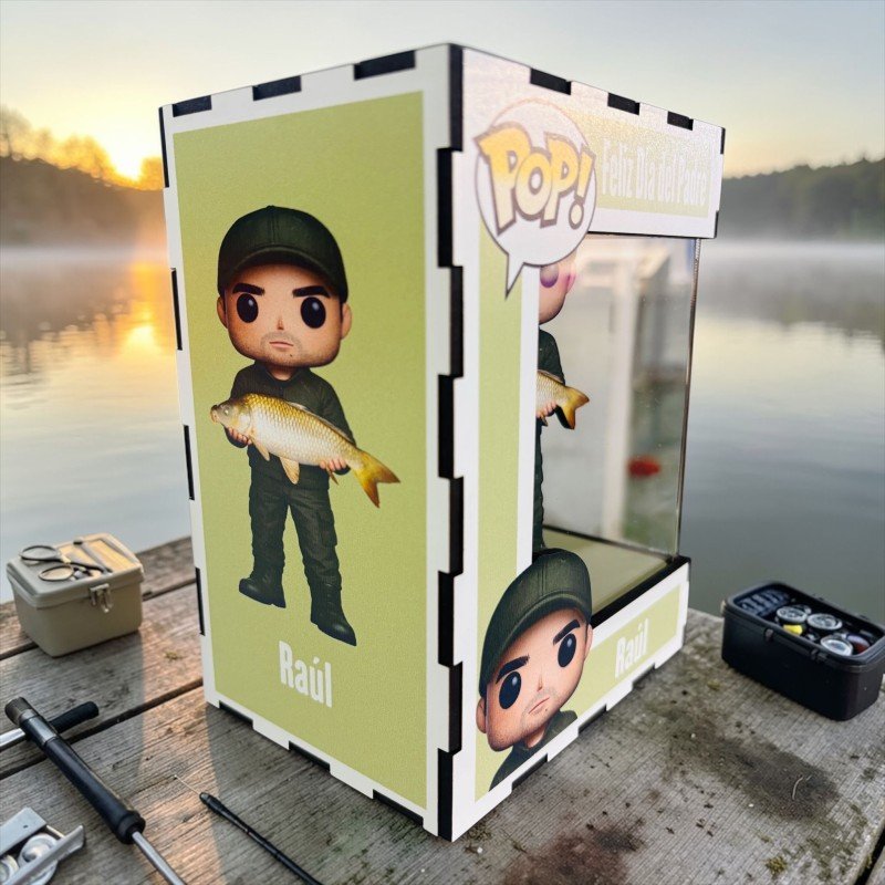 FUNKO DE MADERA PESCA
