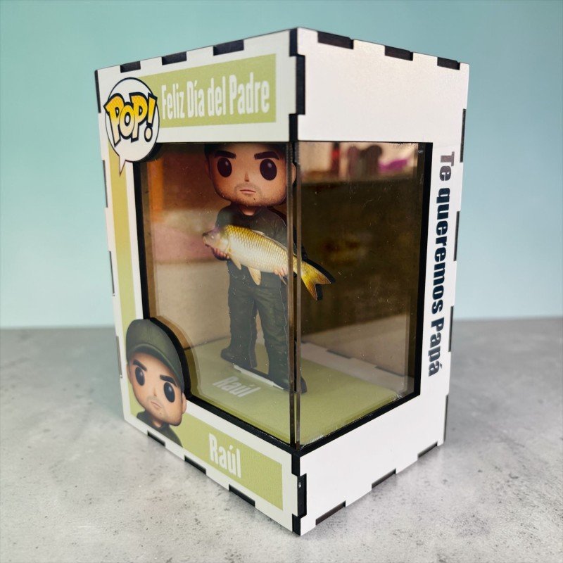 FUNKO DE MADERA PESCA