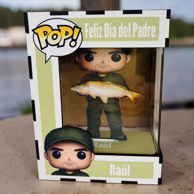 FUNKO DE MADERA PESCA