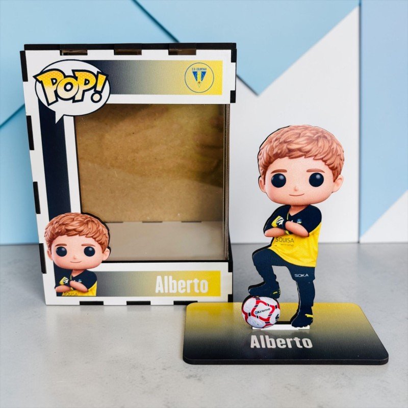 FUNKO DE MADERA FÚTBOL
