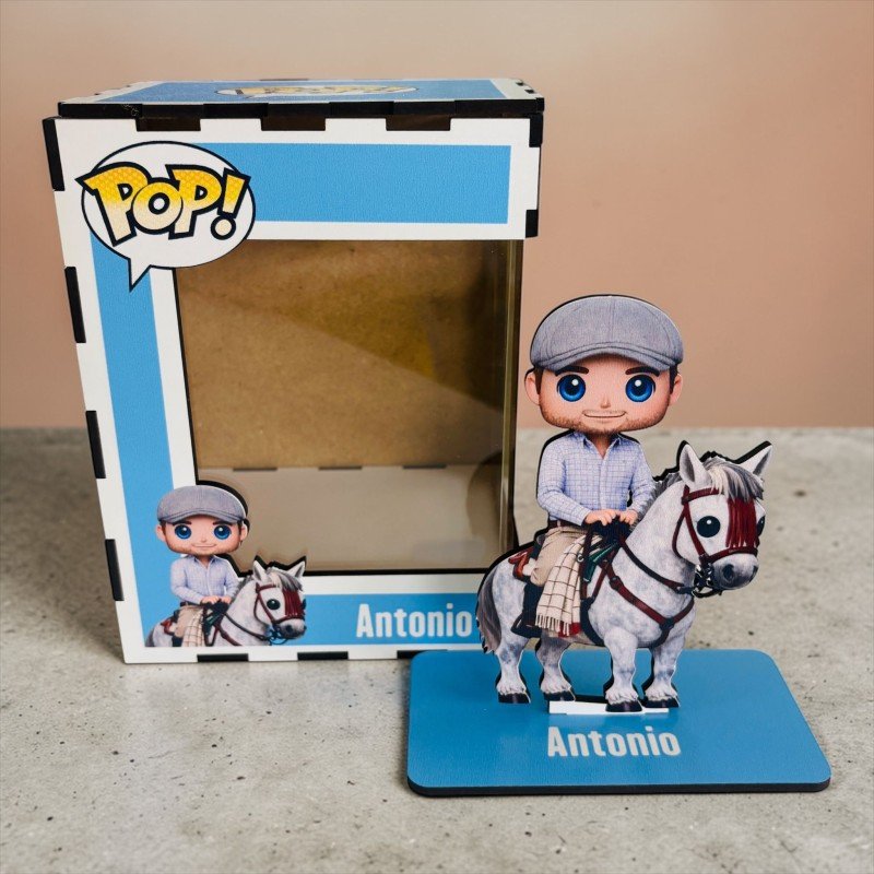 FUNKO DE MADERA HÍPICA