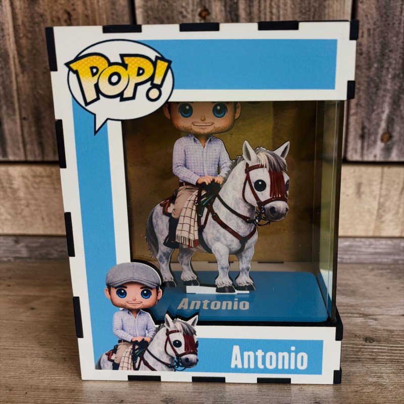 FUNKO DE MADERA HÍPICA