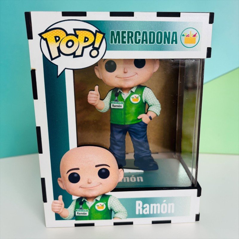 FUNKO DE MADERA EDICIÓN MERCADONA